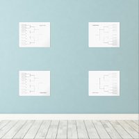 March Basketball Quadrant Bracket Transparent