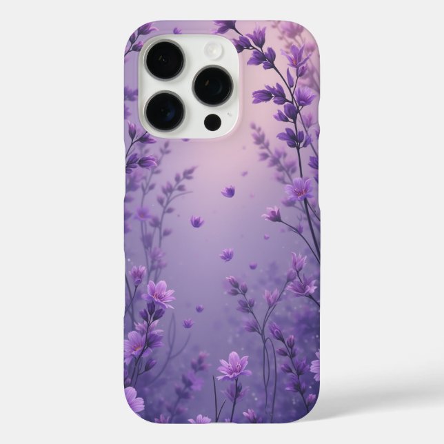 March Birth flower_Violet iPhone case v0.1 (Back)