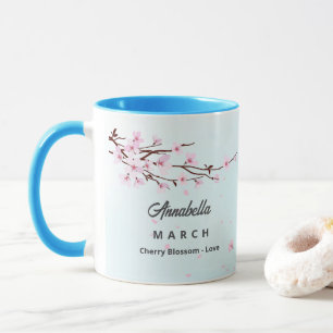 March Birth Month Flower Coffee Mug