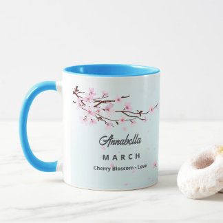 March Birth Month Flower Coffee Mug