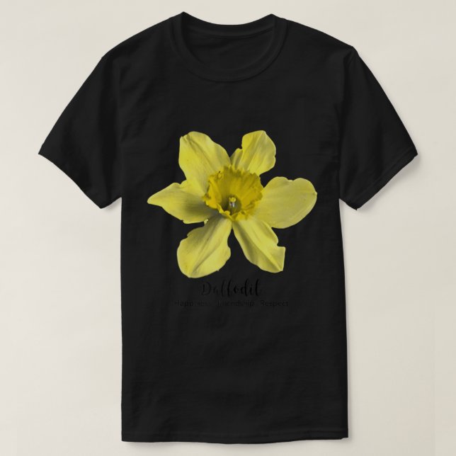 March Birth Month Flower Daffodil vintage T-Shirt (Design Front)