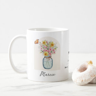March Birth Month Flower Mug