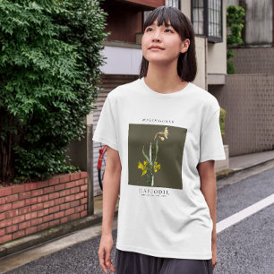 March Birth Month Flower T-Shirt
