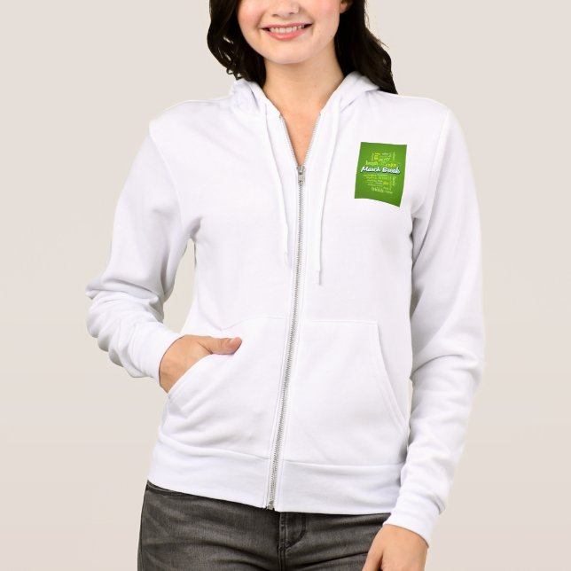 March Break Word Cloud Typography School Vacation Hoodie (Front)