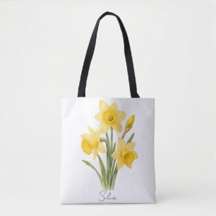 March Daffodil Tote Bag