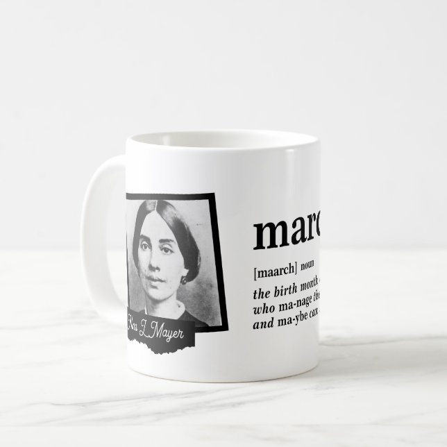 March Definition Coffee Mug (Front Left)