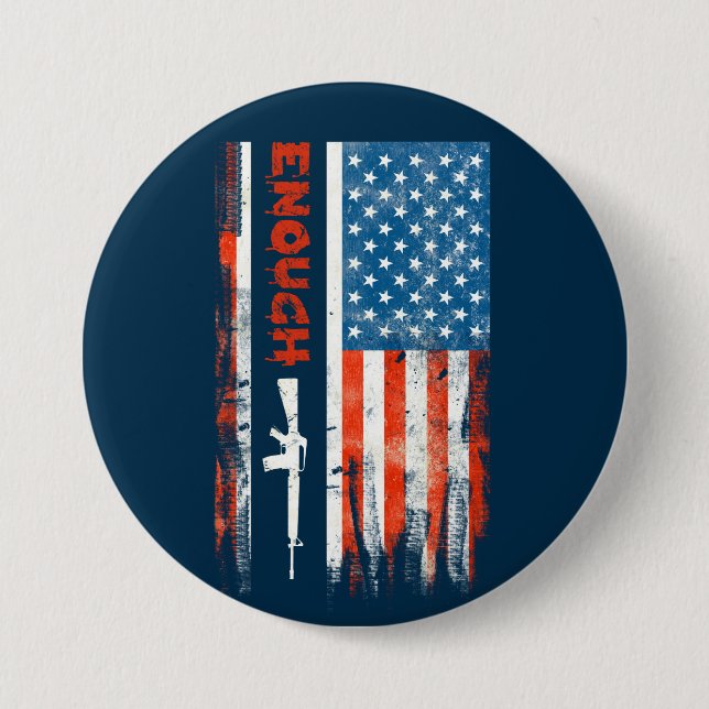 March For Our Lives, Protest, Anti Guns 7.5 Cm Round Badge (Front)