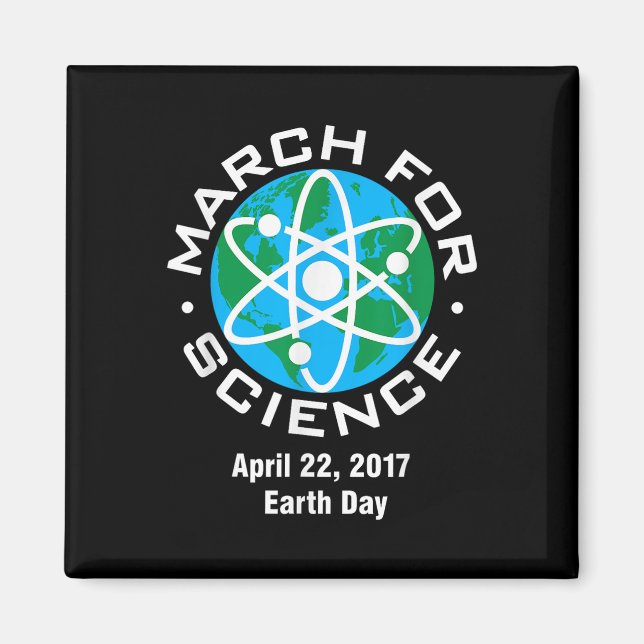 March For Science Earth Day 2017  Magnet (Front)