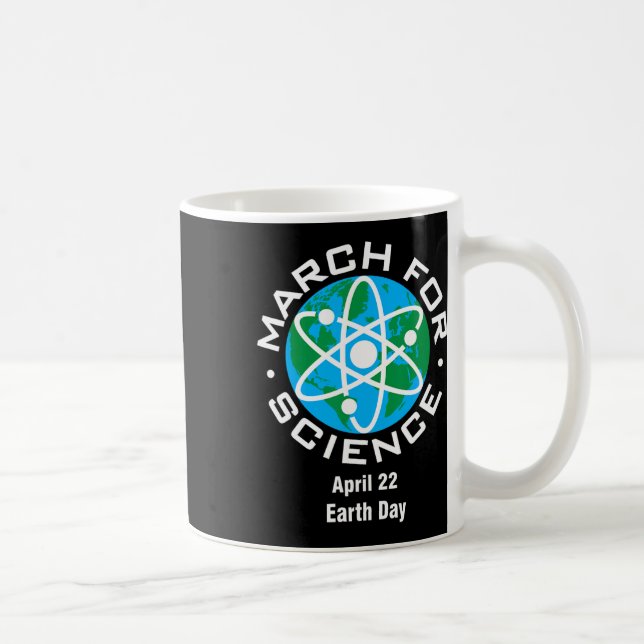 March For Science Earth Day  Coffee Mug (Right)