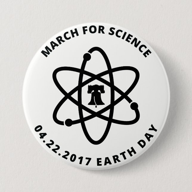 March for Science Philadelphia pin (Front)