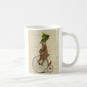 March Hare on Penny Farthing 3 Coffee Mug