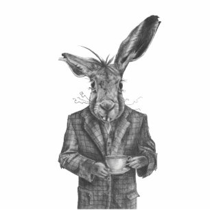 March Hare Photo Sculpture Alice in Wonderland