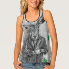March Hare Racerback Tank Top Alice in Wonderland
