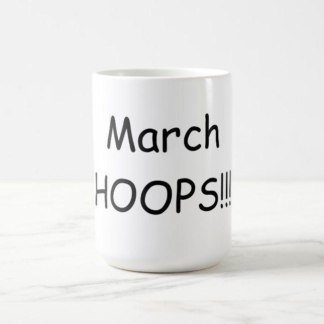 March HOOPS Basketball Fun 15 oz. Mug (Center)