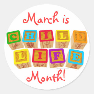 March is Child Life Month! stickers