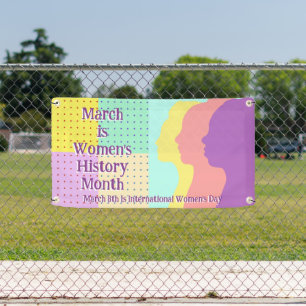 March is Women's History Month    Banner