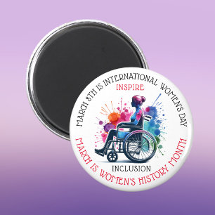 March is Women's History Month Inspire Inclusion Magnet