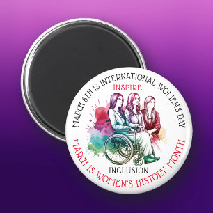 March is Women's History Month Inspire Inclusion Magnet