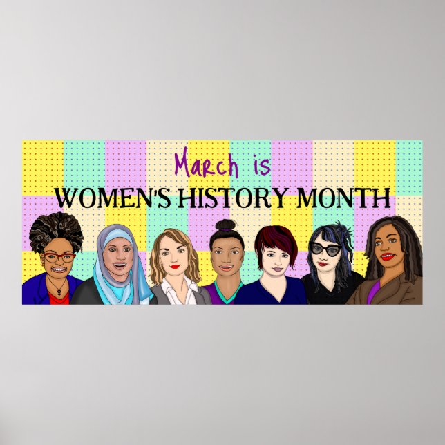 March is Women's History Month  Poster (Front)