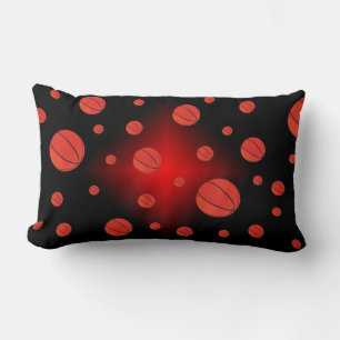 March Madness Basketball Lumbar Pillow