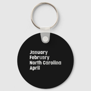 March North Carolina Team Bysketbyll  Key Ring