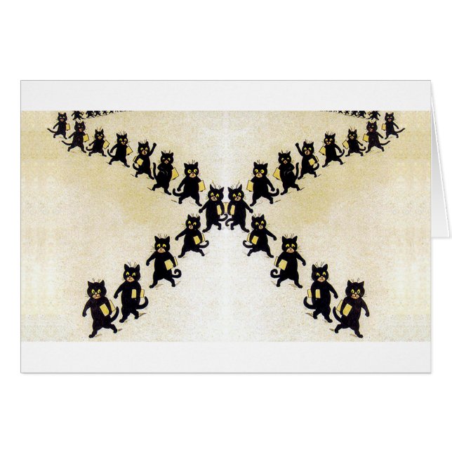 March of black cats, Louis Wain (Front Horizontal)