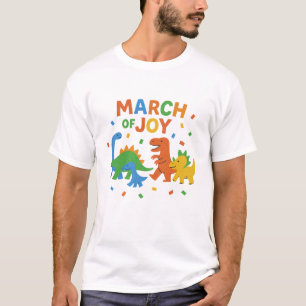 March Of Joy Dancing Dinosaurs T-Shirt
