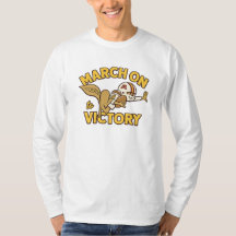 March On to Victory Retro Football T-Shirt