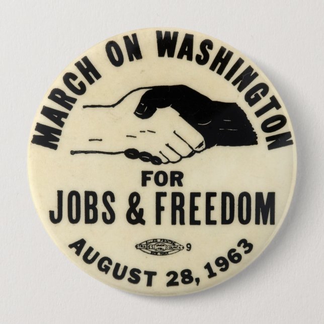 march on washington 1963 button (Front)