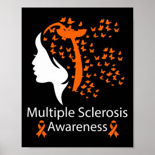 March We Wear Orange Multiple Sclerosis Awareness Poster