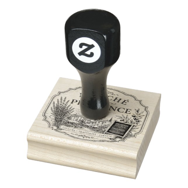 marché de provence rubber stamp (Stamp)