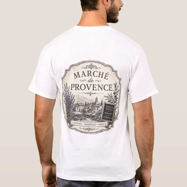 marché de provence tshirt (Back)