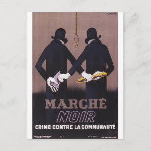 Marche Propaganda Poster Postcard