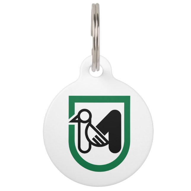 Marche (Region of Italy) flag Pet Tag (Front)