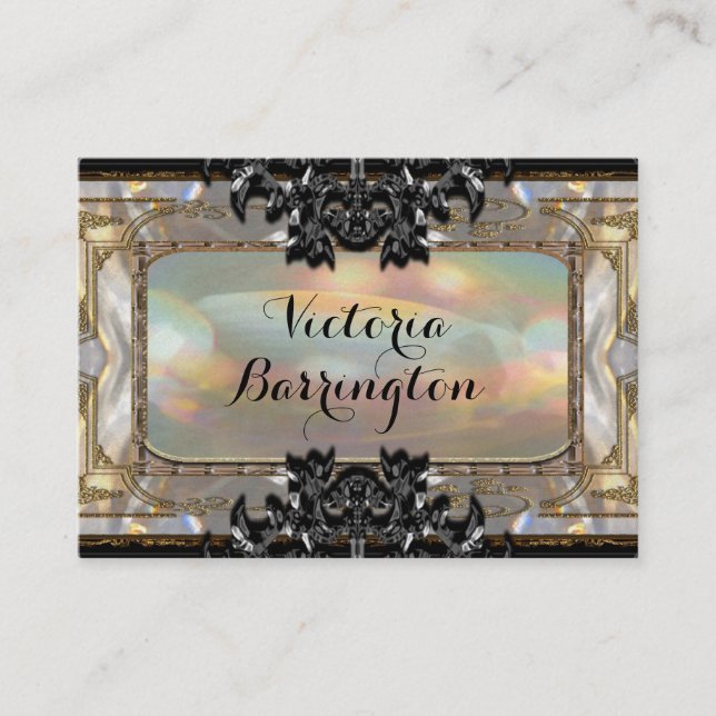 Marchelayne 2.5" Pearl Professional Business Card (Front)