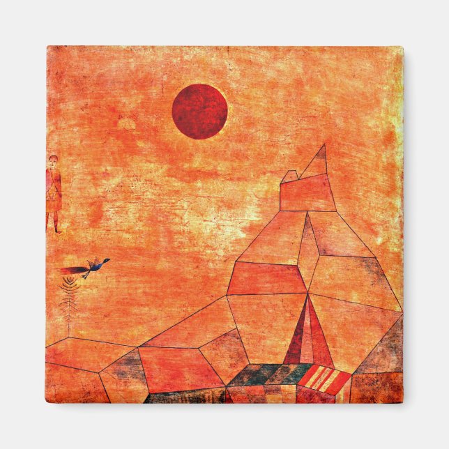 Marchen, popular Paul Klee painting Magnet (Front)