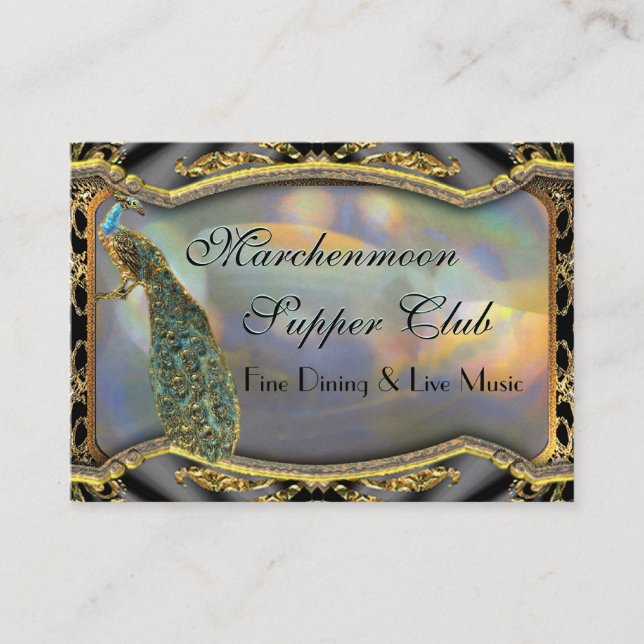 Marchenmoon Elegant Professional Business Card (Front)