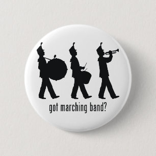 Marching Band 6 Cm Round Badge