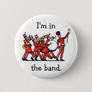 Marching Band 6 Cm Round Badge