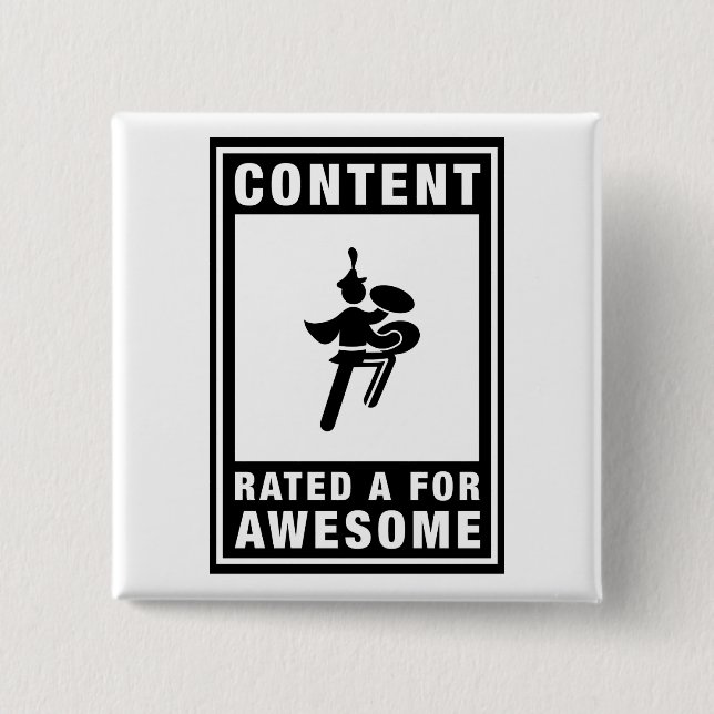 Marching Band - Bass Cymbal 15 Cm Square Badge (Front)