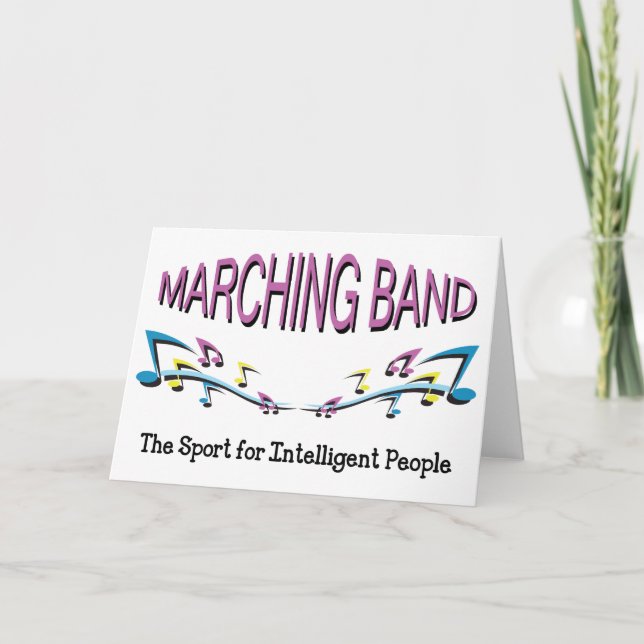 Marching Band Card (Front)