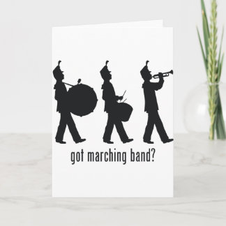 Marching Band Card