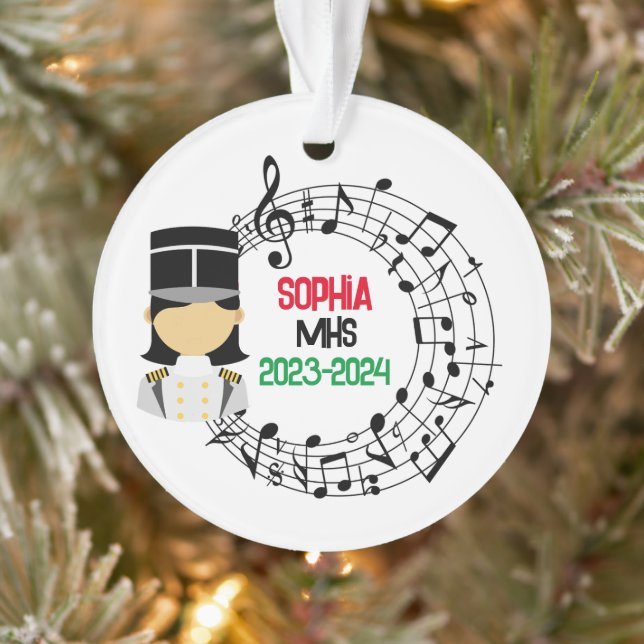 Marching Band Christmas Ornament (Tree)