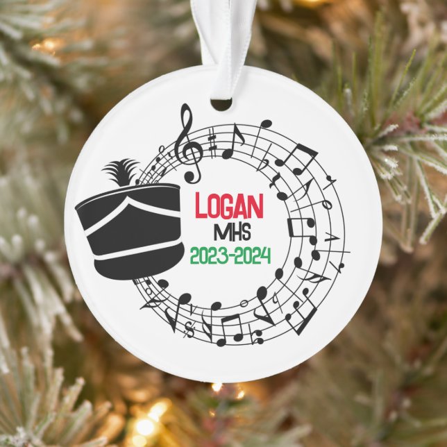 Marching Band Christmas Ornament (Tree)