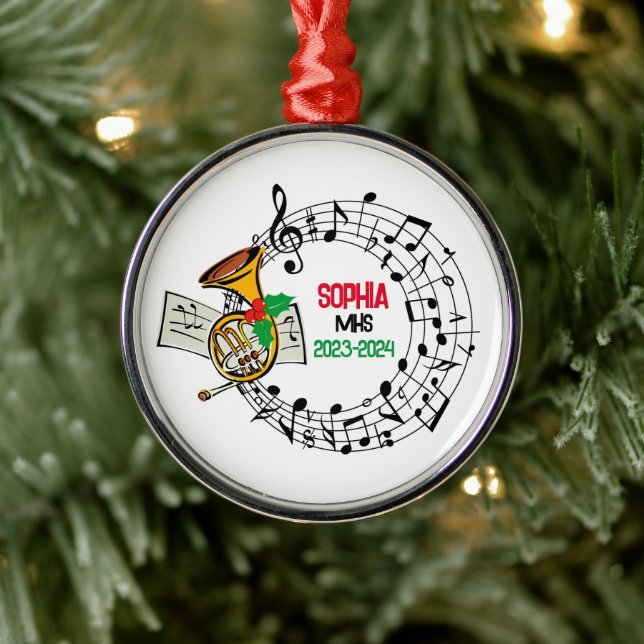 Marching Band Christmas Ornament (Tree)