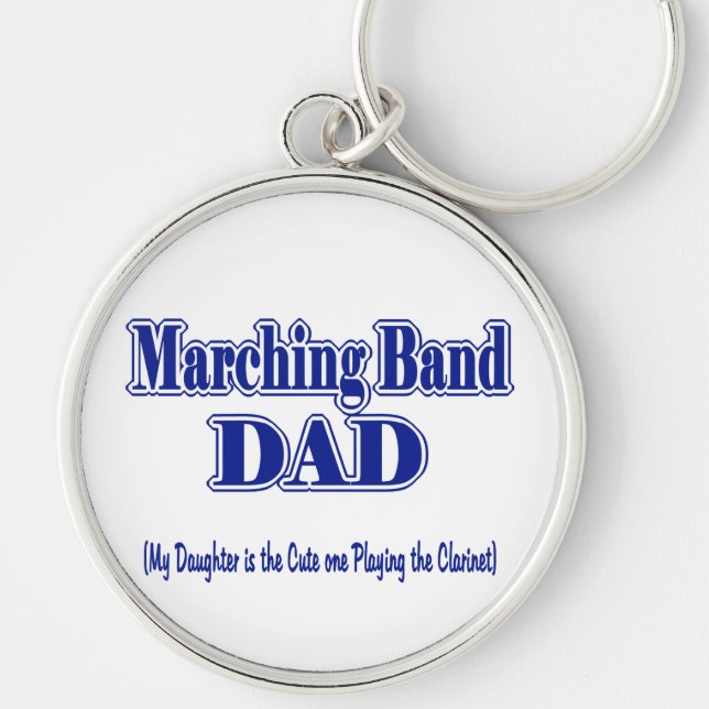Marching Band Dad/ Clarinet Key Ring (Front)