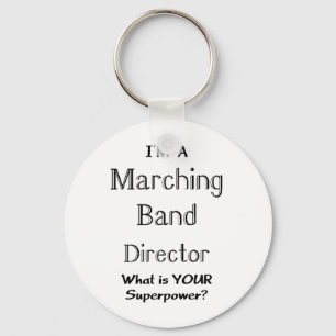 Marching band director key ring