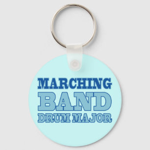 Marching Band Drum Major Keychain