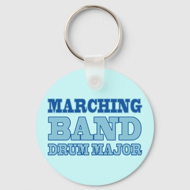 Marching Band Drum Major Keychain (Front)