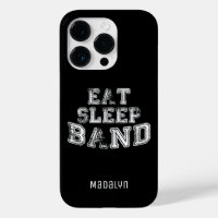 Marching Band Eat Sleep Band Typography